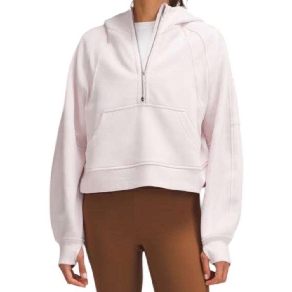 LULULEMON Scuba Oversized Half-Zip Hoodie, Flush Pink, Size M/L